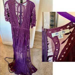 Purple She + Sky Romper